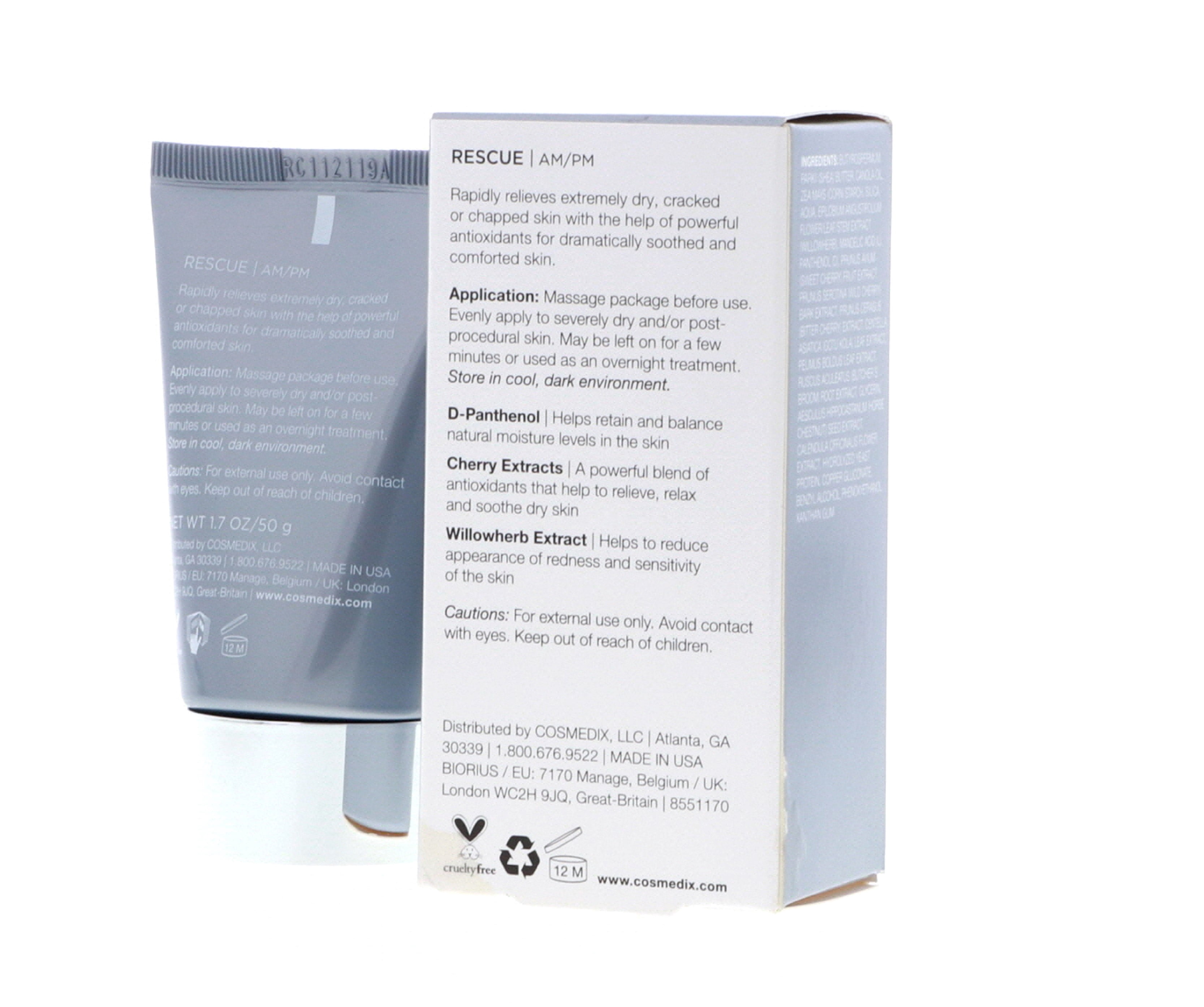 CosMedix Rescue Intense Hydrating Balm & Face Mask