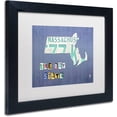 thumbnail image 2 of Trademark Fine Art 'Massachusetts License Plate' Canvas Art by Design Turnpike, White Matte, Black Frame, 2 of 4