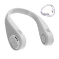 thumbnail image 2 of Ventilador de cuello Ventilador colgante eléctrico recargable Enfriador portátil ajustable para trabajo deportivo, Blanco Eigraketly HA004386-01B, 2 of 6