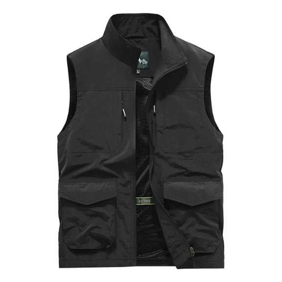 ZVNAΖH Men's Lightweight Vest Outdoor Windbreaker Vest Jacket For Golf Safari Travel Fishing Hiking Vest