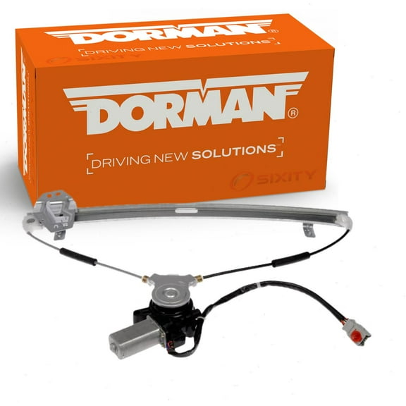 Dorman Front Left Power Window Motor & Regulator Assembly compatible with Honda Pilot 2003-2008