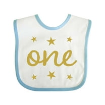 Inktastic 1st Birthday One Gold Boys or Girls Baby Bib