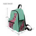 thumbnail image 3 of FORMRS School Backpack with Front Zippered Pocket 12" Student Travel Daypack, Pink Cheetah, 3 of 6