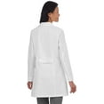 thumbnail image 2 of Meta Labwear Women's 875 Meta Collar Tri-Blend Lab Coat -White -4, 2 of 3