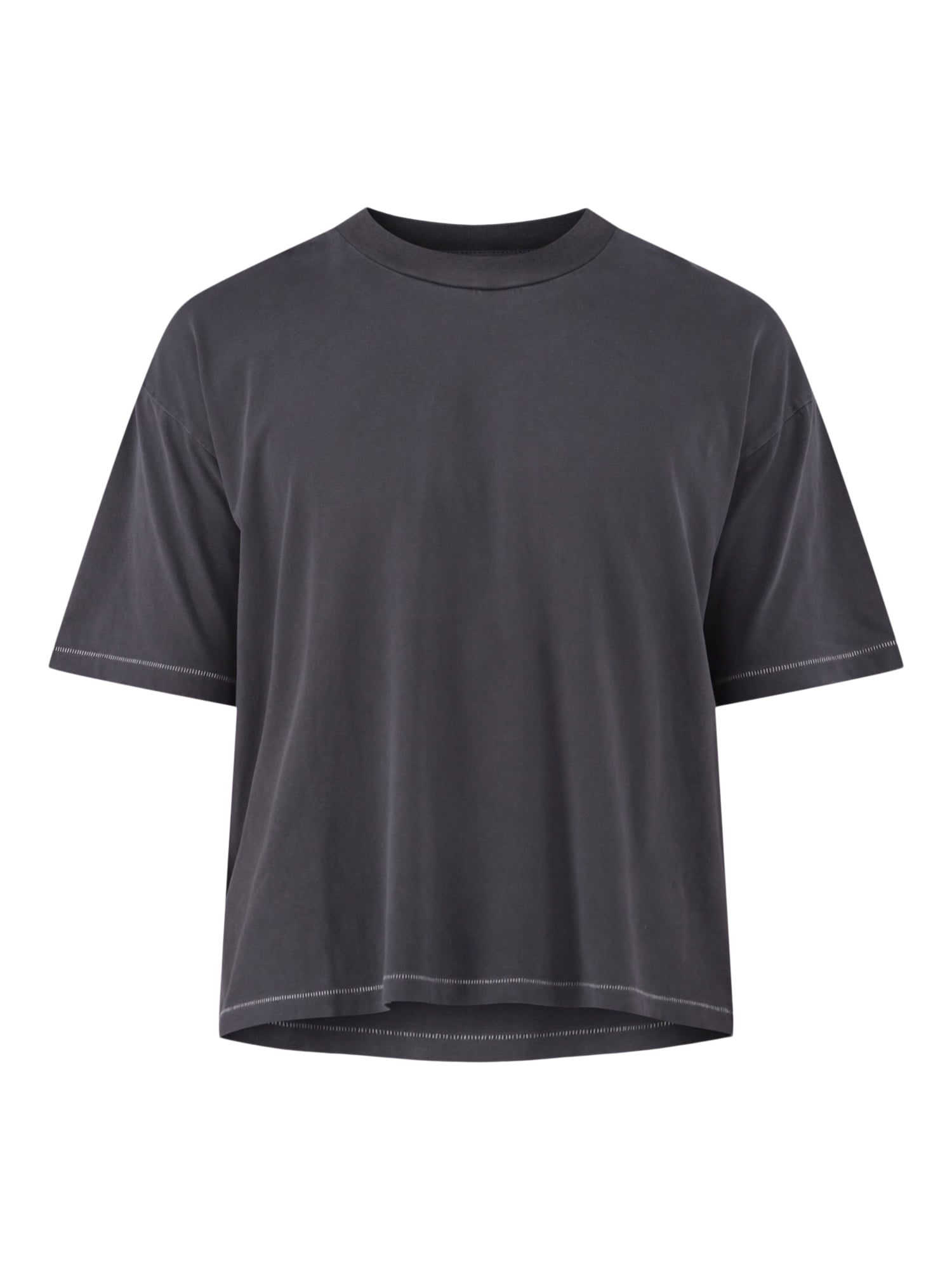 No Boundaries Cotton Oversized Cropped Tee with Short Sleeves, 2-Pack, Men's and Big Men's XS-5XL