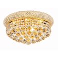thumbnail image 2 of Elegant Lighting Primo 16" 8 Light Royal Crystal Flush Mount, 2 of 3