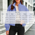 thumbnail image 3 of QIYAGBSA Plaid Jackets for Women Stand Collar Zip Up Checkered Long Sleeve Lightweight Coat with Flap Pockets Casual Fall Spring Travel Weekend, 3 of 8