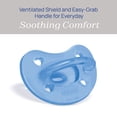 thumbnail image 5 of Chicco PhysioForma® One-Piece Silicone Pacifier, 6-16 Months, 2pk - Blue/Green, New, 5 of 10