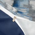 thumbnail image 4 of Homewish Blue Geometric Plaid Twin Duvet Cover,Grunge Aesthetic Twin Bedding,Navy Blue Reversible,2 Pieces,1 Duvet Cover and 1 Pillowcase, 4 of 6