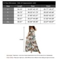 thumbnail image 5 of Summer Dresses for Women Plus Size Sleeveless Tropical Print Sun Dresses High Waist Maxi Dress Alsol Lamesa, 5 of 5