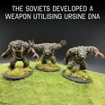 thumbnail image 6 of Wargames Delivered - Konflikt '47 Bolt Action Soviet Ursus Infantry 28mm Miniatures, Contain 3 8ft Tall Man/Bear Hybrid Metal Infantry, Digital Bundle - Action Figure Model Kit by Warlord Games, 6 of 6