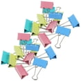 thumbnail image 4 of KAKOWELY 2 inch binder clips 24pcs Office Paper Clips Binder Clips Students File Fixing Paper Clips Practical Stationery3.19"X2.01"X0.87", 4 of 5
