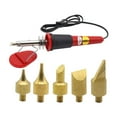 thumbnail image 4 of Kit de soldador, pluma de pirograbado, pluma de soldadura eléctrica portátil para metalurgia, carpintería, bricolaje, tallado detallado de calabazas, 4 of 8