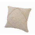 thumbnail image 5 of LR Home Ox Bay Hand-Woven Birch Diamond All-Natural Cotton  Pillow Cover, 5 of 7