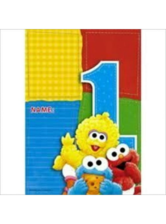 Sesame Street 1st Birthday Favor Bags (8ct)