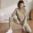 thumbnail image 2 of Traje de yoga para mujer Lulu otoño/invierno 2024, holgado, grueso, cálido, deportivo, informal, para correr, fitness, con capucha, 2 of 5