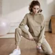 thumbnail image 2 of Traje de yoga para mujer Lulu otoño/invierno 2024, holgado, grueso, cálido, deportivo, informal, para correr, fitness, con capucha, 2 of 5