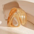 thumbnail image 6 of DESIGNICE Gold Bangles for Women Unique Twisted Design Chunky Bracelets Open-Close Bangles Bracelets for Women Gold2, 6 of 7