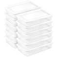 thumbnail image 1 of Sterilite 41 Qt Storage Box, Stackable Plastic Container Home Organizer, 12 Pack, 1 of 5