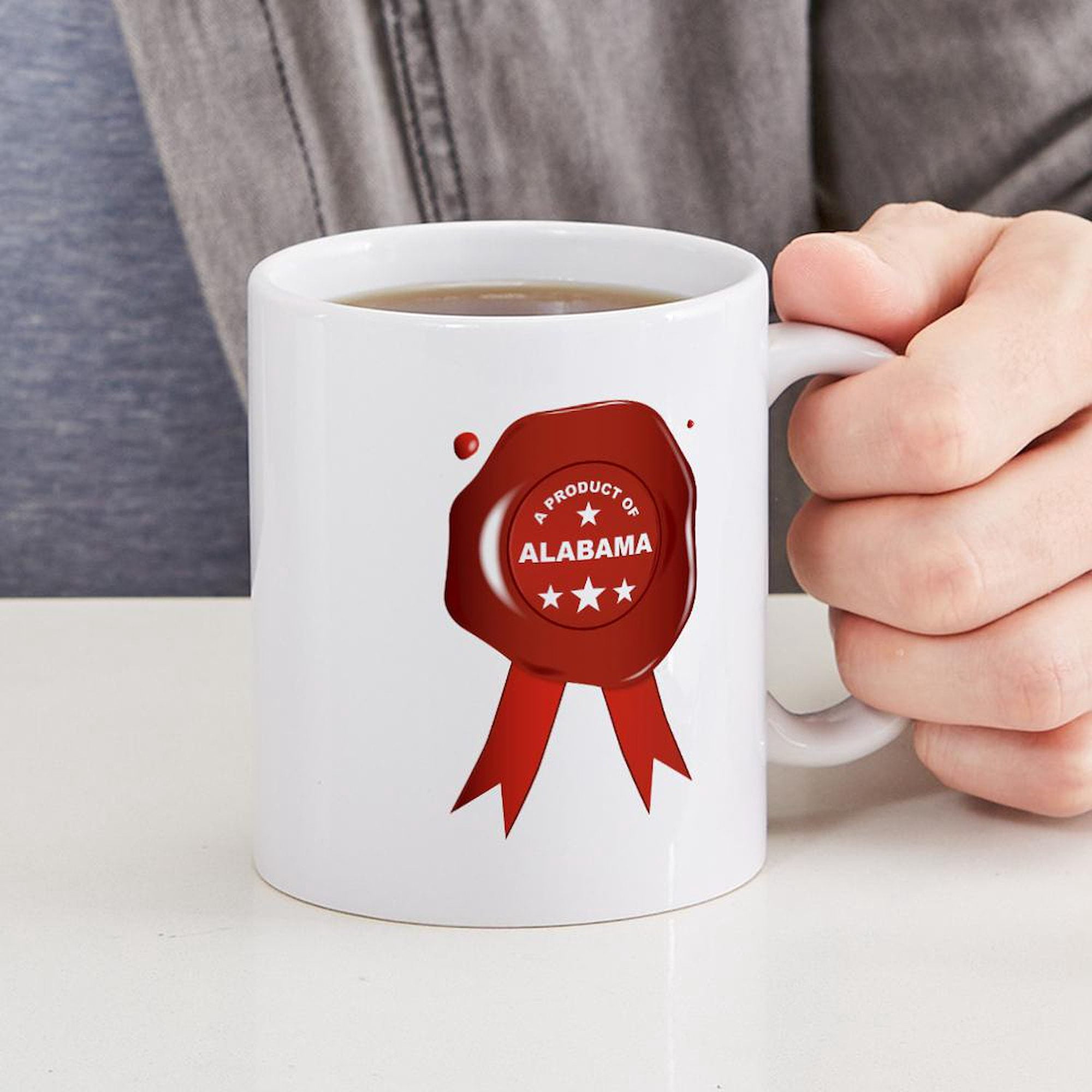 CafePress - A Product Of Alabama Mugs - 11 oz Ceramic Mug - Novelty Coffee  Tea Cup - Walmart.com