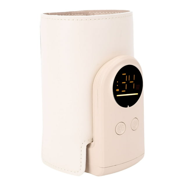 Calentador de biberones, Tela ABS USB CALOR Recargable de Botal de Temperácido Construcción Construcción de Consistente Para Vije