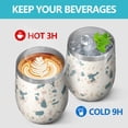 thumbnail image 4 of Camouflage 12oz Stainless Steel Insulated Wine Tumbler with Lid and Straw – Double Wall Vacuum Mug for Hot & Cold Drinks, 304 Steel Interior, Sweat-Free Design, 4 of 5