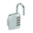 thumbnail image 4 of Unique Bargains 3' Long 4 Digit Combination Padlock, Waterproof Zinc Alloy Resettable Combination Lock, Silver Tone, 4 of 5