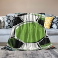 thumbnail image 2 of Orinice Soccer Ball Theme Warm Lightweight Blanket Soft Fleece Blankets for All Seasons - Excellent Hand Feel, Decorative Cow Gifts, Multiple Sizes Available 40x50in, 2 of 6