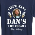 thumbnail image 3 of Forrest Gump - Lieutenant Dan's Ice Cream - Women's Short Sleeve Graphic T-Shirt, 3 of 5
