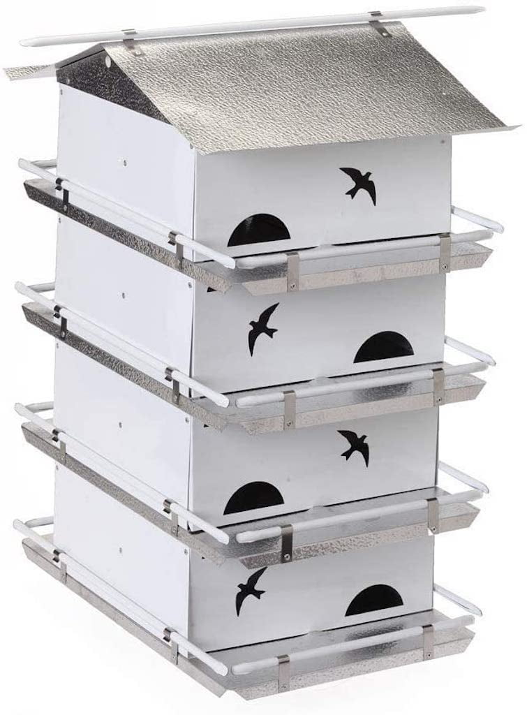 12 Family Purple Martin House Birdhouse For Martins Bird Starling Resistant 