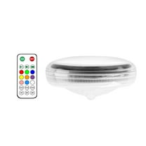 HBASD Solar Rechargeable Floating Pool Lights, Mini Pool Lights That Float with Remote Control, 9 Lighting, Timing Mode, IP67 Waterproof for Inground Pool, Bathroom, Pool Party (4.3x2 inch)