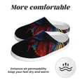 thumbnail image 6 of Lsque Colorful Betta Fish Pattern Womens Comfort Cotton on Scuff With Memory Foam and Anti-skid Sole Slipper-46/47, 6 of 7