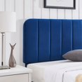 thumbnail image 3 of VECELO 3-Piece Modern Bedroom Set with Twin Upholstered Bed Frame and 2 Nightstand, Blue, 3 of 9