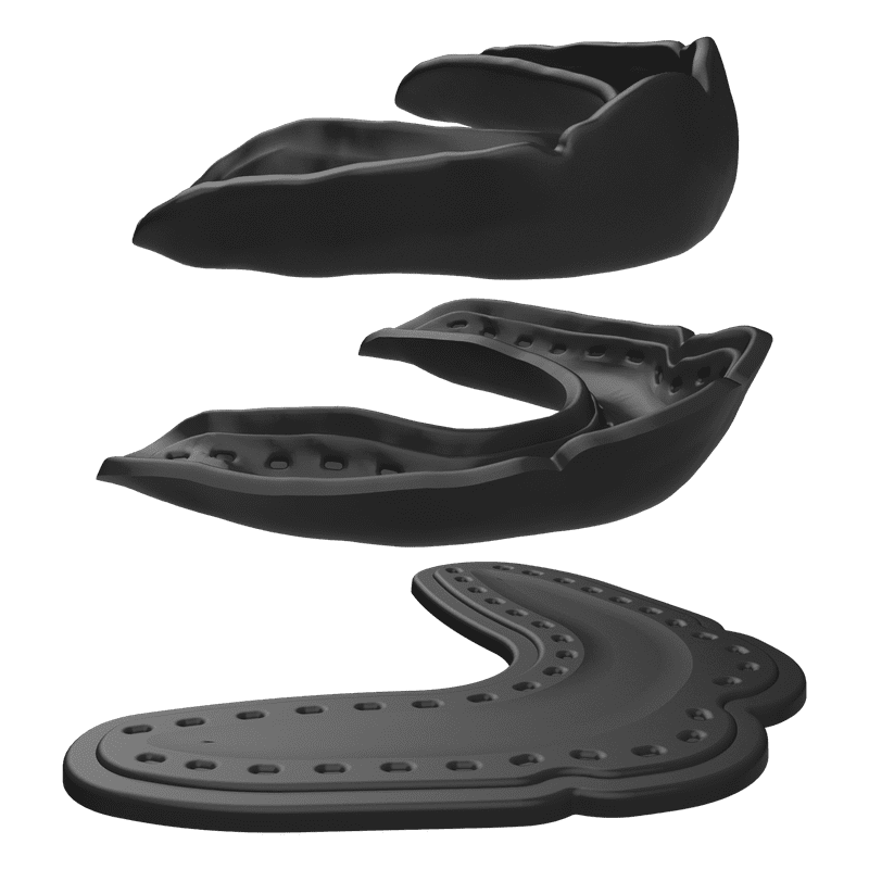 Shock Doctor, MicroFit Mouthguard, Adult, Black