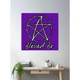 thumbnail image 2 of Blessed Be Poster Wall Art, Modern Wall Decor For Living Room Bedroom, 16x16 UNFRAMED, 2 of 3