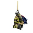 thumbnail image 1 of Decoraciones de Navidad para Árbol Colgante de Acrílico Doble Cara Decoración de Navidad Diseñada para Bomberos Decoraciones de Navidad para Niños, 1 of 1