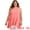 Coral Pink, variant on DARING DIVA Women's Plus Tank Top High Low Hem Casual Blouse with Pockets 1X White