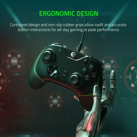 Razer - Wolverine V2 Wired Gaming Controller for Xbox Series X|S, Xbox One, PC with Remappable Front-Facing Buttons - Black