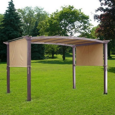 17*6.5 Feet Protective Patio Pergola Canopy Replacement Cover Sun Shelter
