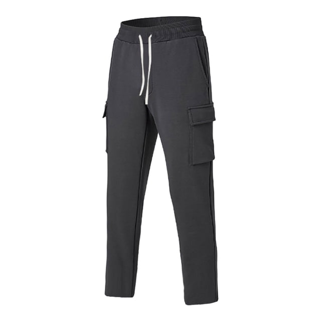 VBARHMQRT Mens Pajamas Pants Men's Loose Pockets Low Waisted Drawstring Pants Casual Pants Jogging