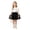 Black, variant on Guitiannn Girls Summer Tiered Tutu Skirt Ballerina Short Skirt for Toddler Kids Fashionable A Line Partywear Kids Pleated Skirt