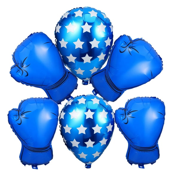 ELAYARD Boxing Party Centerpiece Set, 6 Pieces for Indoor and Outdoor Sports Events, Birthday and Celebration Decorations