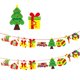 thumbnail image 1 of Banner navideño 2023, decoraciones navideñas para el hogar, guirnalda de Papá Noel, regalo de Navidad, decoración de Navidad, Año Nuevo 2024, 1 of 5