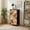 Color-2, variant on 4 Drawer Vertical Storage Dresser Sea beach palm tree with Wood Top Fabric Pull Drawers
