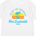 thumbnail image 4 of Inktastic Summer Enjoy the Sunshine Fort Lauderdale Florida in Blue Boys or Girls Long Sleeve Toddler T-Shirt, 4 of 5