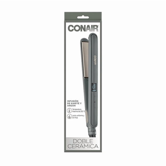 Alaciadora Conair 1 " Doble Cerámica Argán Karite