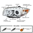 thumbnail image 4 of Spec-D Tuning LED Dual Halo Chrome Projector Headlights Compatible with 2008-2013 BMW E81 E82 E88, Left + Right Pair Headlamps Assembly, 4 of 6