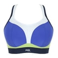 thumbnail image 4 of Panache Boundless Racerback Non-Wire Sports Bra (7341B),36HH,Blue, 4 of 7