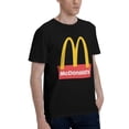 thumbnail image 2 of Mcdonald'S Logo Men'S Basic Short Sleeve T-Shirt Fad Black Small, 2 of 8