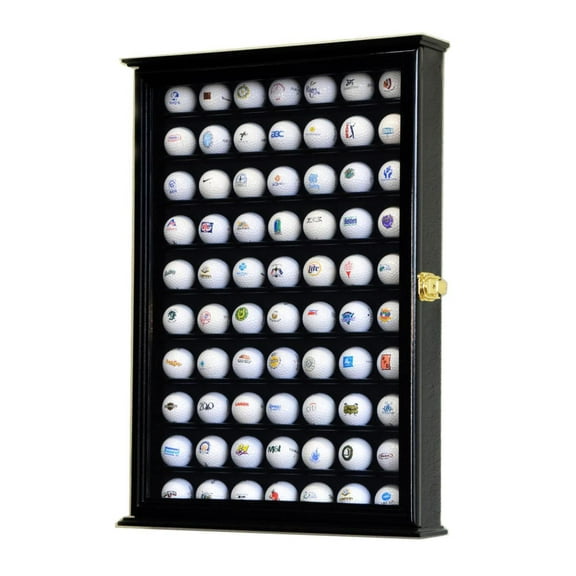 70 Golf Ball Display Case Cabinet